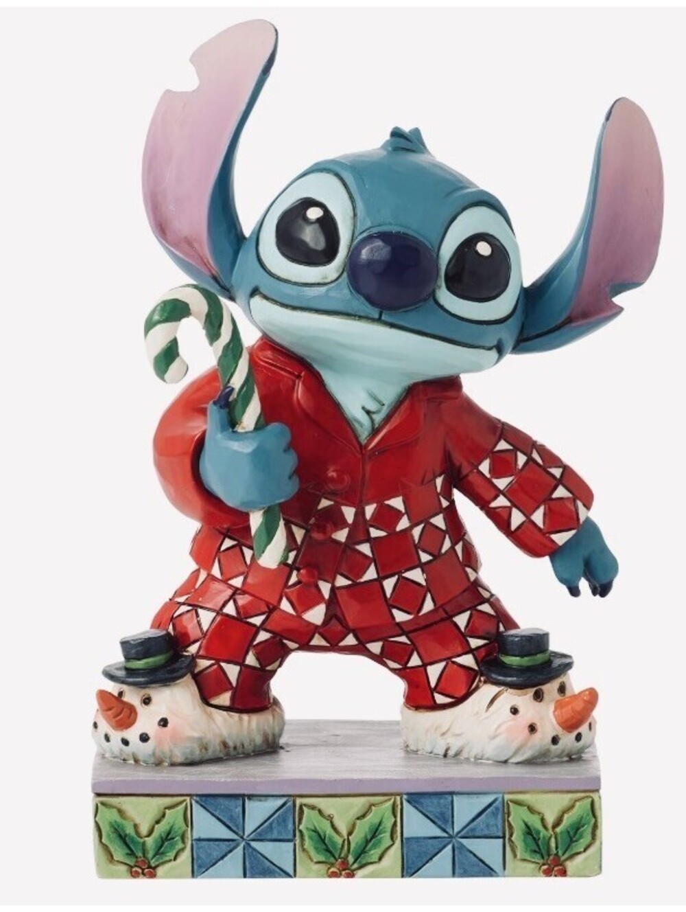 Disney Traditions Jim Shore Stitch in Christmas PJs Figurine Christmas Morning